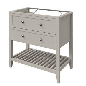 GoodHome Freestanding Bathroom Vanity Cabinet Perma 80 cm, grey