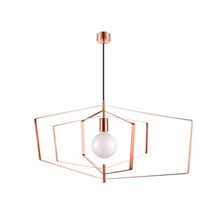 GoodHome Pendant Lamp Nedoki E27 90cm, copper