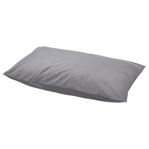 RÖNNVECKMAL Pillowcase, grey, 50x60 cm