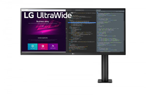 LG 34" Monitor UltraWide Ergo QHD IPS HDR z Free 34WN780-B