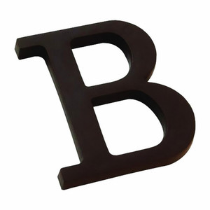 House Letter "B" 90 mm, brown