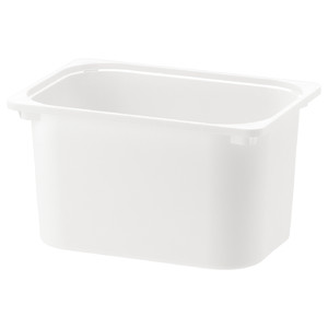TROFAST Storage box, white, 42x30x23 cm