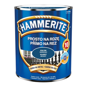 Hammerite Direct To Rust Metal Paint 0.7l, gloss blue