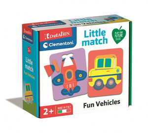 Clementoni Little Match Puzzle Fun Vehicles 2+