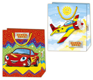 Gift Bag for Children Super Toys  190x230 10pcs, assorted patterns