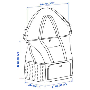 KLOTPIL Cooling bag, 38x24x40 cm