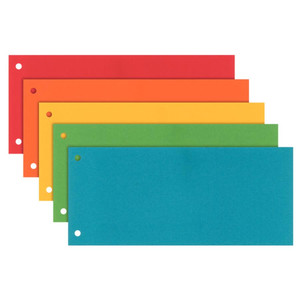 Esselte File Divider 1/3 A4 Maxi 100-pack, various colours