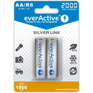 everActive Rechargeable Batteries R6/AA 2000mAh 2pcs