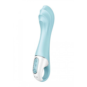 Satisfyer Inflatable G-Spot Vibrator Air Pump Vibrator 5+ Blue