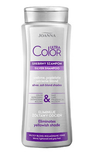 JOANNA Ultra Color Silver Shampoo for Silver, Ash Blond Shades 400ml