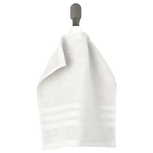 BROKGLIM Washcloth, white, 30x30 cm
