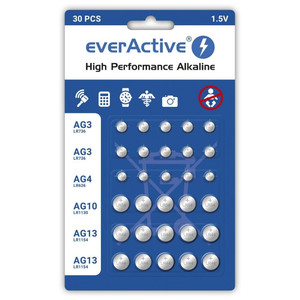 everActive Alkaline Batteries Mini 30pcs