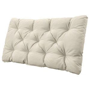 KUDDARNA Back cushion, outdoor, light grey-beige, 80x44 cm