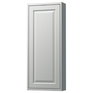 TÄNNFORSEN Wall cabinet with door, light grey, 40x15x95 cm