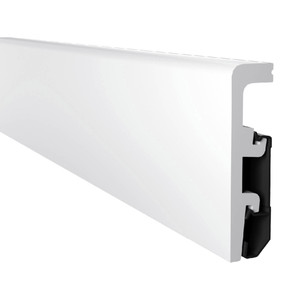 Arbiton PVC Skirting Board Vega P0810, white
