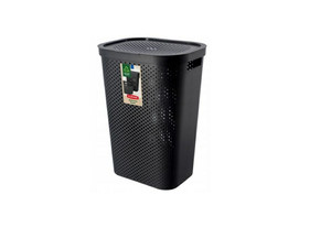 Curver Laundry Basket Recycled 60l, dark grey