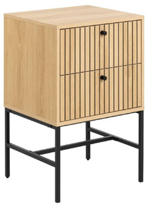 Bedside Table Nightstand Albany, natural oak