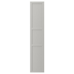 LERHYTTAN Door, light grey, 40x200 cm