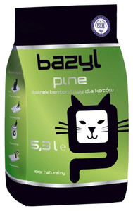 Betonite Cat Litter Bazyl Pine 5.3L