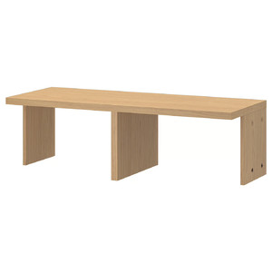 LÅDMAKARE Insert with compartments, oak effect, 76x34x24 cm