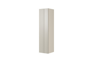 Bathroom Wall-mounted High Cabinet MDF Nicole 140cm, cashmere