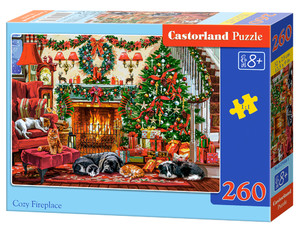 Castorland Christmas Children's Puzzle Cozy Fireplace 260pcs 8+