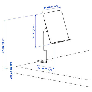 RELATERA Desk combination sit/stand, white/light grey-green, 117x60 cm