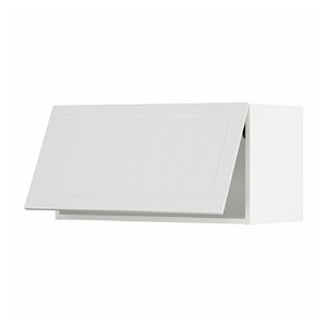 METOD Wall cabinet horizontal, white/Stensund white, 80x40 cm
