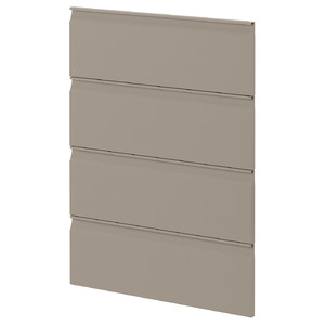 METOD 4 fronts for dishwasher, Upplöv matt dark beige, 60 cm