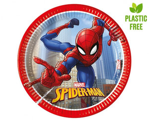 Paper Plates Spider-Man 20cm 8pcs