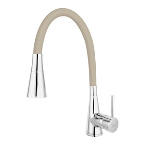 Ferro Kitchen Tap 2-Spray Zorba, beige