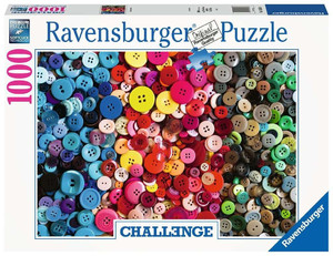 Ravsensburger Jigsaw Puzzle Challange, Colourful Buttons 1000pcs 14+