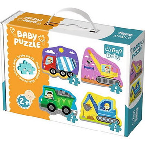 Trefl Baby Puzzle Construction Vehicles 2+