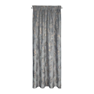 Curtain Gloria 140x300 cm, grey/silver