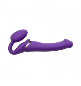 Vibrating Strap-on Purple M