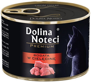 Dolina Noteci Premium Cat Wet Food with Veal 185g
