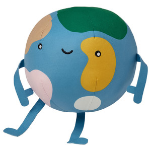 AFTONSPARV Soft toy, Earth/multicolour