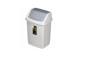 Curver Waste Bin Click-It 9l, grey/granite