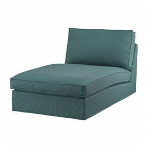 KIVIK Chaise longue, Kelinge grey-turquoise