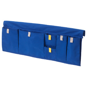 MÖJLIGHET Bed pocket, blue, 75x27 cm