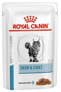 Royal Canin Veterinary Care Nutrition Feline Skin & Coat Wet Cat Food Pouch 85g