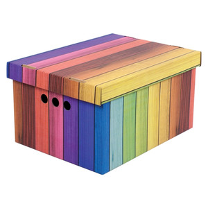 Storage Box Rainbow 33x25x18cm 2pcs