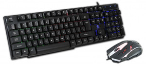 Rebeltec Wired Gaming Set Keyboard & Mouse OPPRESSOR