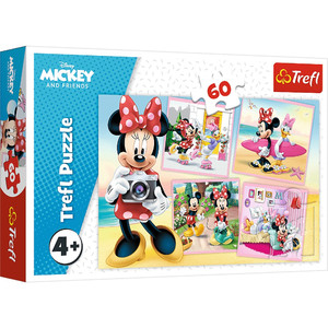 Trefl Children's Puzzle Mickey & Friends Charming Minnie 60pcs 4+