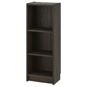 BILLY Bookcase, dark brown oak effect, 40x28x106 cm