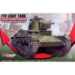 Mirage Model Kit 7TP Light Tank Single Turret Version 14+