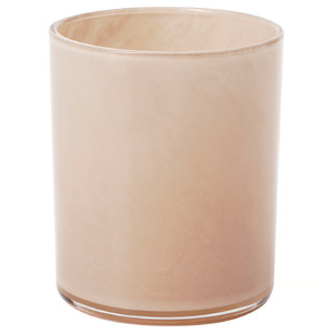 VINDSTILLA Candle holder, beige, 11 cm