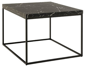 Coffee Table Barossa 60x60cm, black marble