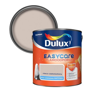 Dulux EasyCare Matt Latex Stain-resistant Paint 2.5l sligthly chocolatey