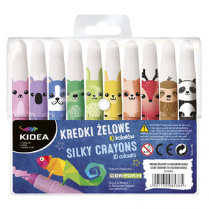 Kidea Silky Crayons 10pcs